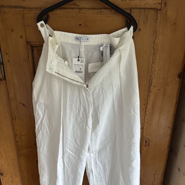 Zara leinenhose