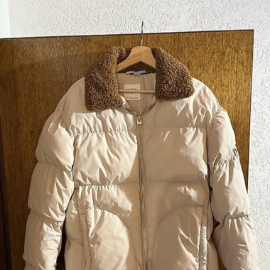 Doudoune hiver Zara crème taille L