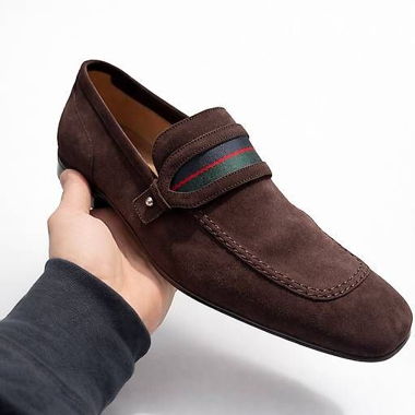 Mocassins Gucci en daim (Suede) - état impeccable taille 41
