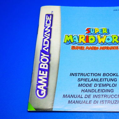 Notice Super Mario World - Nintendo GBA / R11470
