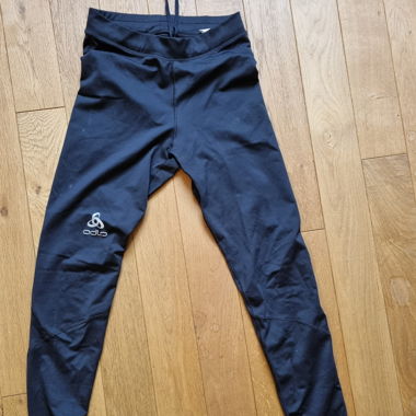 Leggings sportivi Odlo / Pantalone da corsa donna – Tg. S