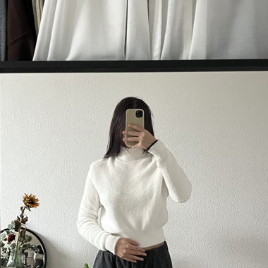 Pull à col roulé,  Zara 