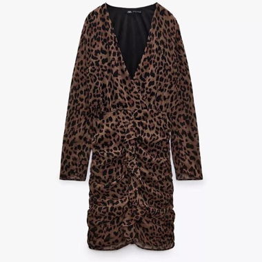 Abito Zara con stampa animalier