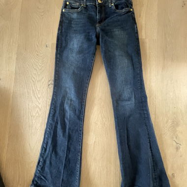 Jeans bootcut a vita bassa
