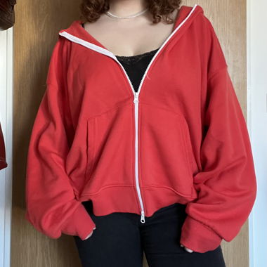 Zip up Hoodie rot