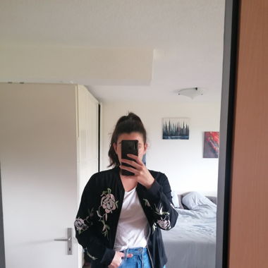 Thin flower jacket bikbok