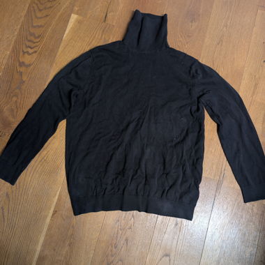 Pull col roulé noir H&M