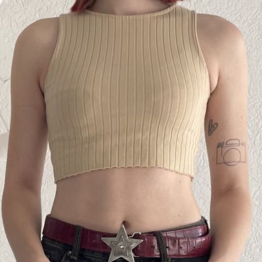 braunes Tanktop