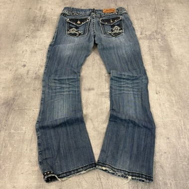 Vintage Miss Me Style Bootcut Low Waist Jeans (M)