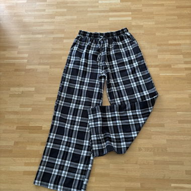 Karierte Pyjamahose