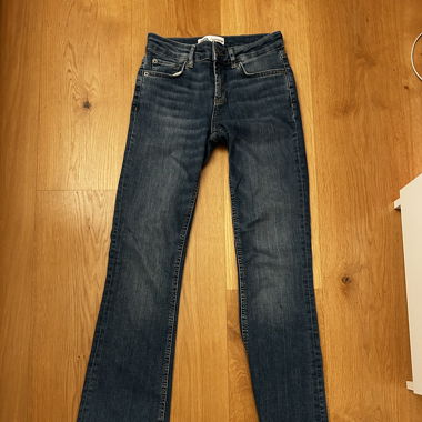 Zara Dark Blue Flared Jeans