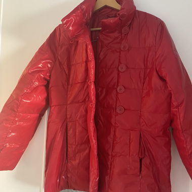 piumino rosso caldo, invernale 