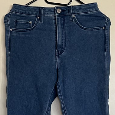 Jeans skinny vita alta blu Tg. 27
