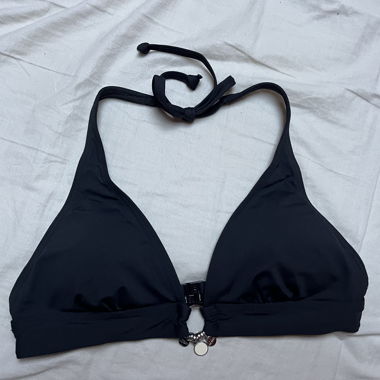 Haut de bikini triangle noir