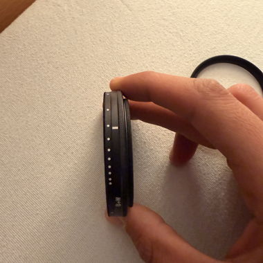 B W ND VARIO Filter 55 auf 58 mm