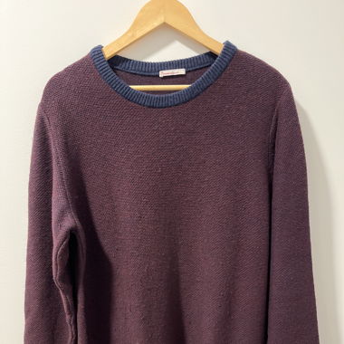Baumwolle/Wolle Pullover L
