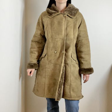 Original shearling coat woman size 38/40