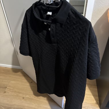 Polo imbottito nero