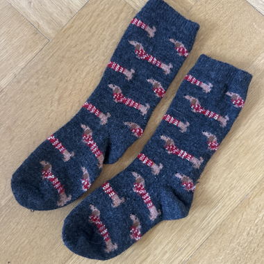 Wool Socks with Pattern