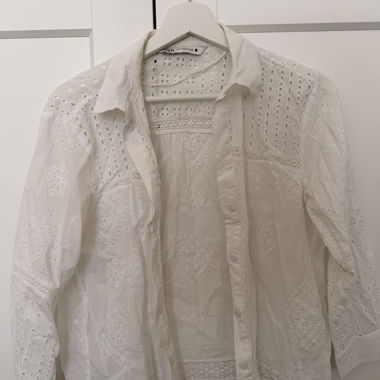 Zara embroidered shirt