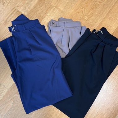 Dreiteilige Stoffhosen
