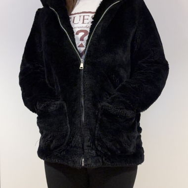 Manteau fausse fourrure