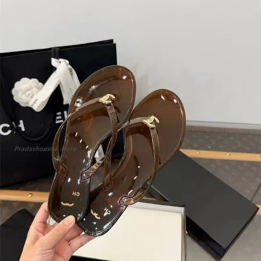 CH beige sandals
