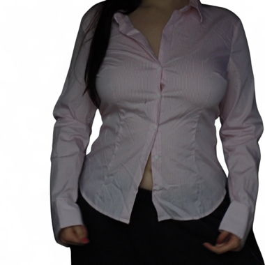 stripped pink flanell