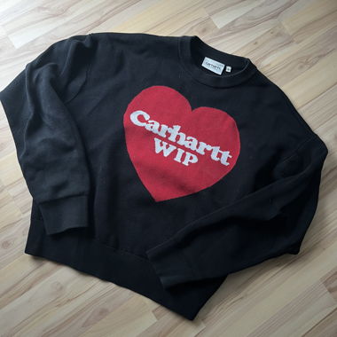 CARHARTT WIP RARE HEART KNIT SWEATER