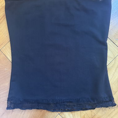 Top nero strapless Princess Polly