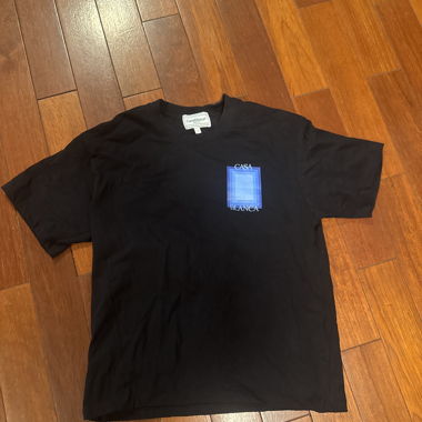 T-shirt Casablanca nero