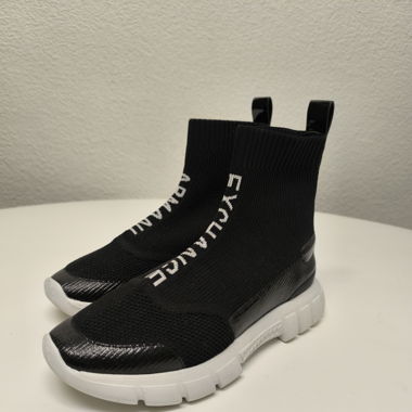 Armani Exchange Black Sock Sneakers – Size 37