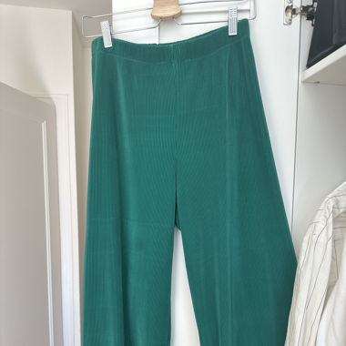 pantalon fluide vert 