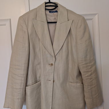 Beige Vintage Blazer by Claude Arielle