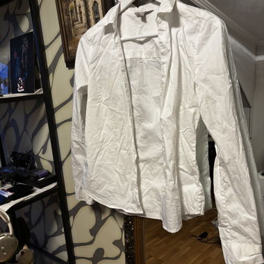 white waisted shirt 