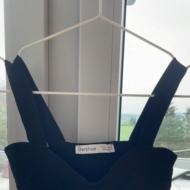 Bershka Croptop schwarz