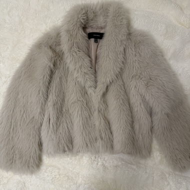 Vero Moda Kunstfelljacke beige EU XL