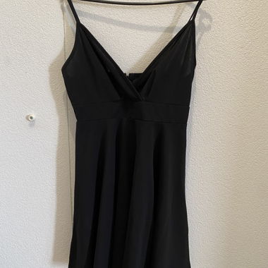 Black Dress with Straps