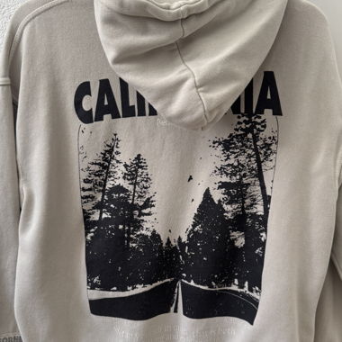 Beige Hoodie