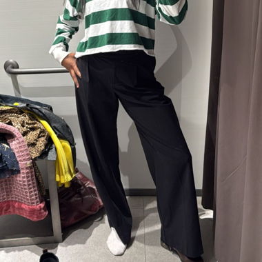 Pantalons de bureau noirs