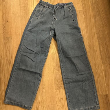 Blue Pants with Drawstring