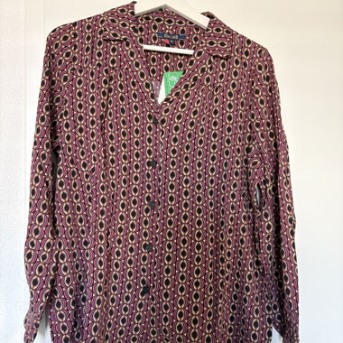 King Louie Musterbluse Gr. 38