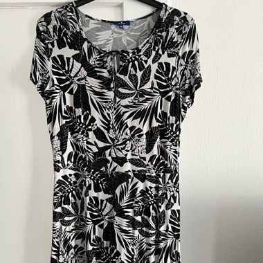 Sommerkleid schwarz weiss Tom Tailor.Gr40