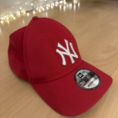 New Era NY Cap Red
