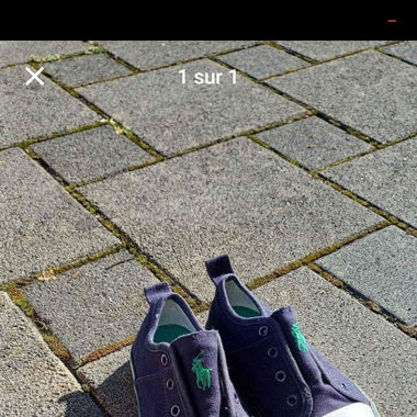 Baskets Ralph Lauren taille 26