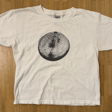 In print we trust disco shirt