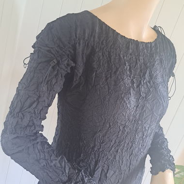 IRENA GREGORI Crinkledress 90s y2k VtG Maxi Kleid