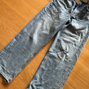 Selvedge Distressed Denim Jeans made in Japan