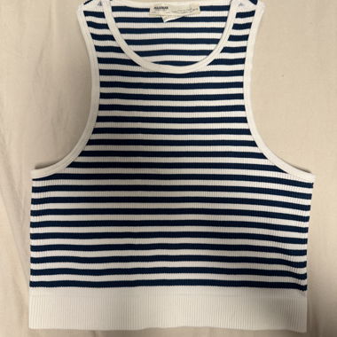 Striped crop top