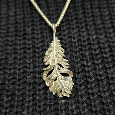 Feder Anhänger mit Kette Silber Thomas Sabo